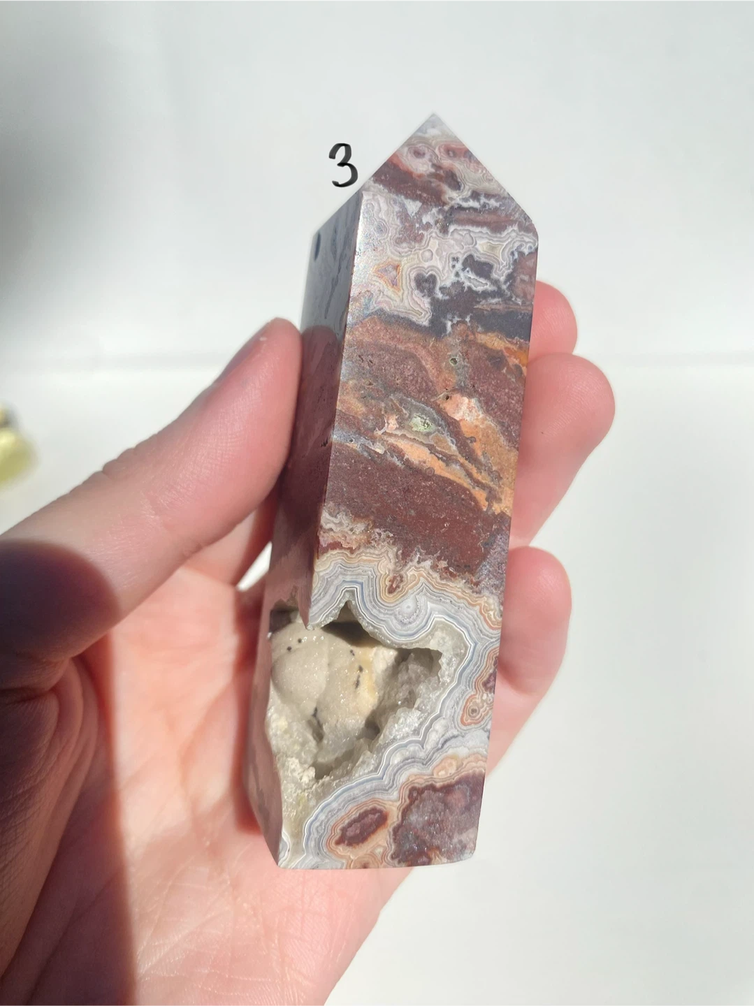 Crazy Lace Agate Crystal Points - photo 4