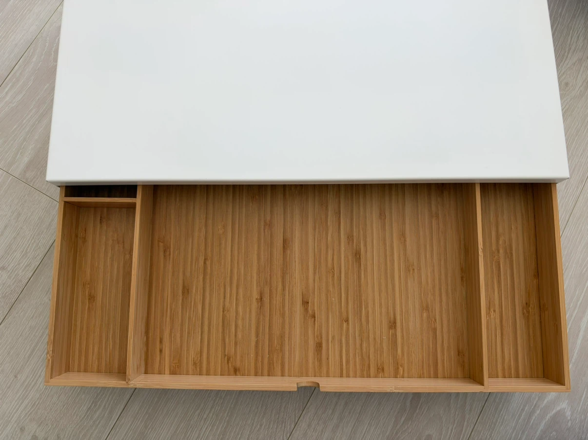 IKEA ELLOVEN monitor stand with drawer