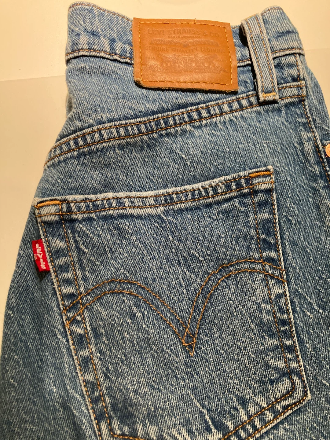 Levi’s buttonfly 26” waist x42” length
