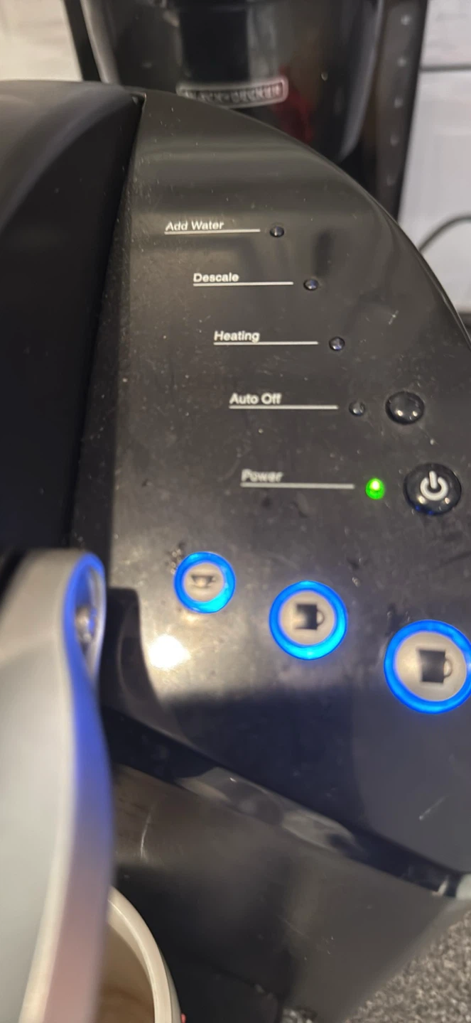 Black Keurig coffee maker