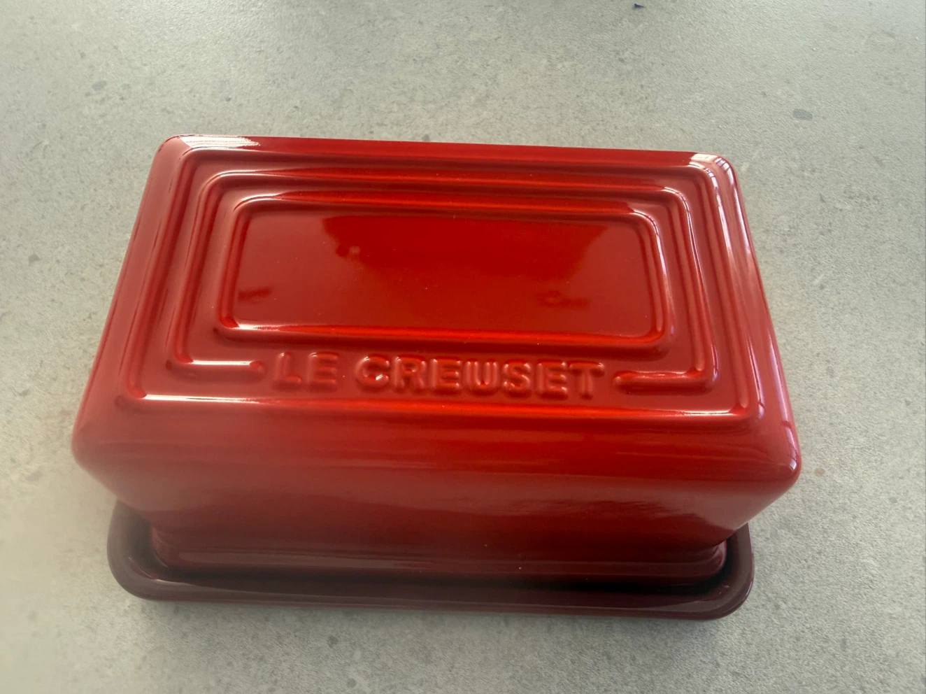 Le Creuset Cerise Butter Dish - photo 3