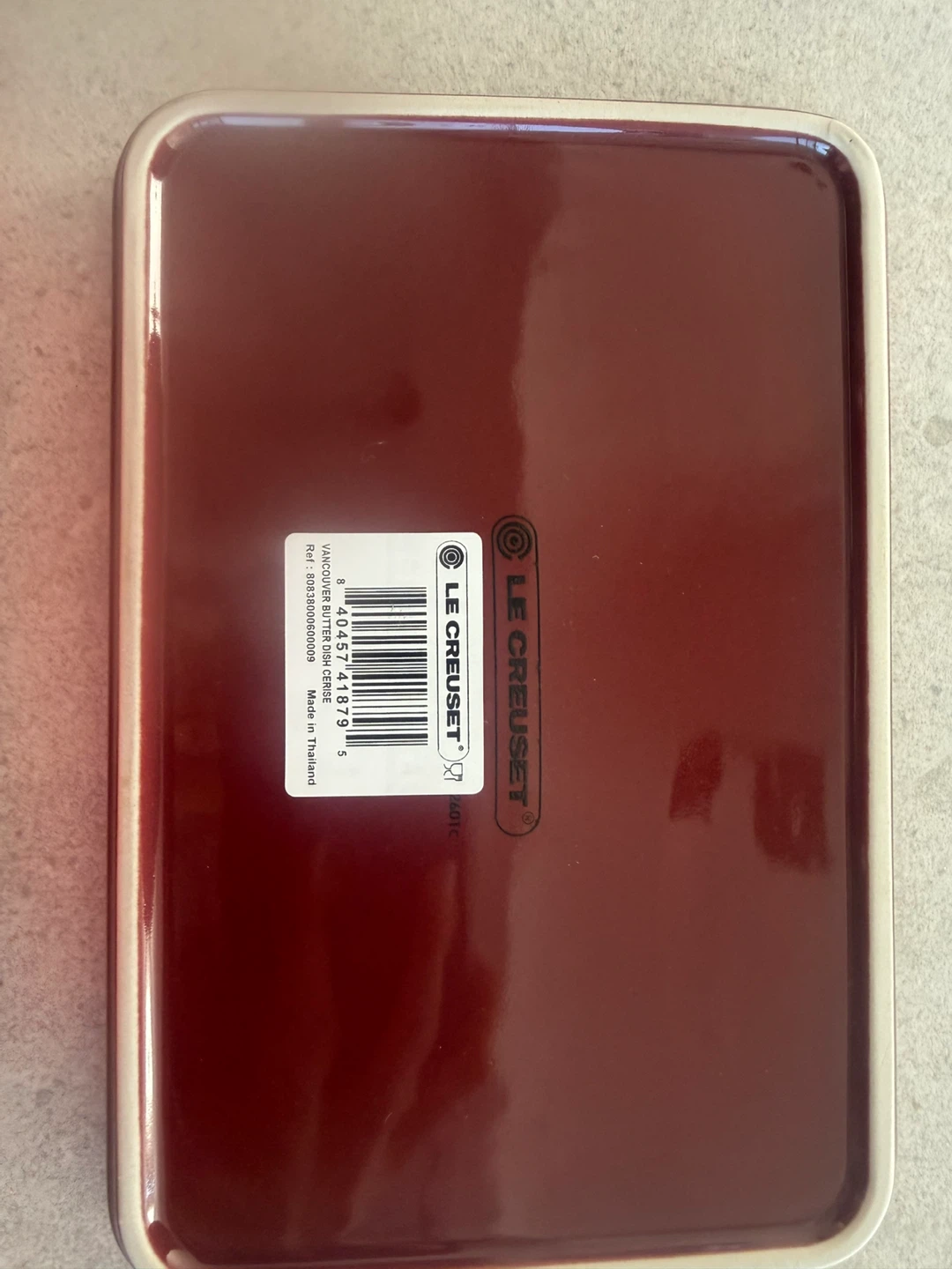 Le Creuset Cerise Butter Dish - photo 4