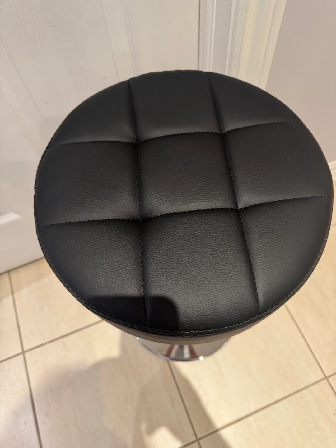 Adjustable Black Bar Stool - photo 2