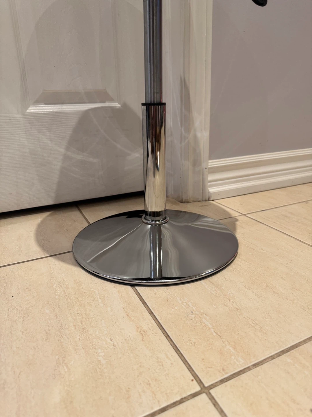 Adjustable Black Bar Stool - photo 4