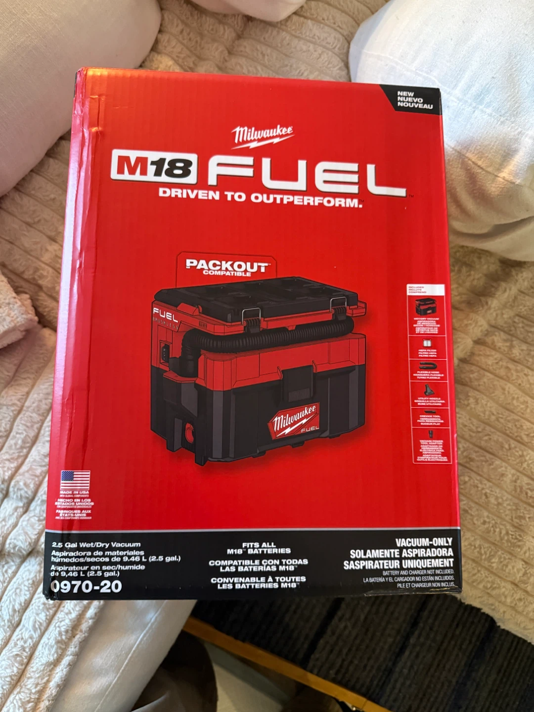 Milwaukee M18 FUEL 2.5 Gal Wet/Dry Vacuum (0970-20) - photo 3