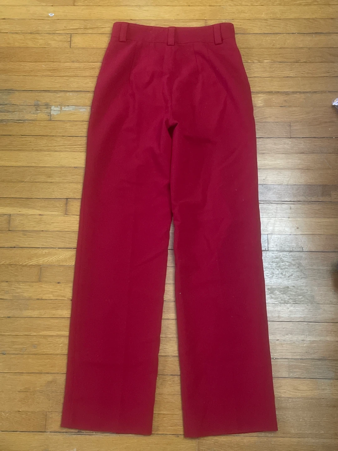 Red Wide-Leg Trousers - photo 2