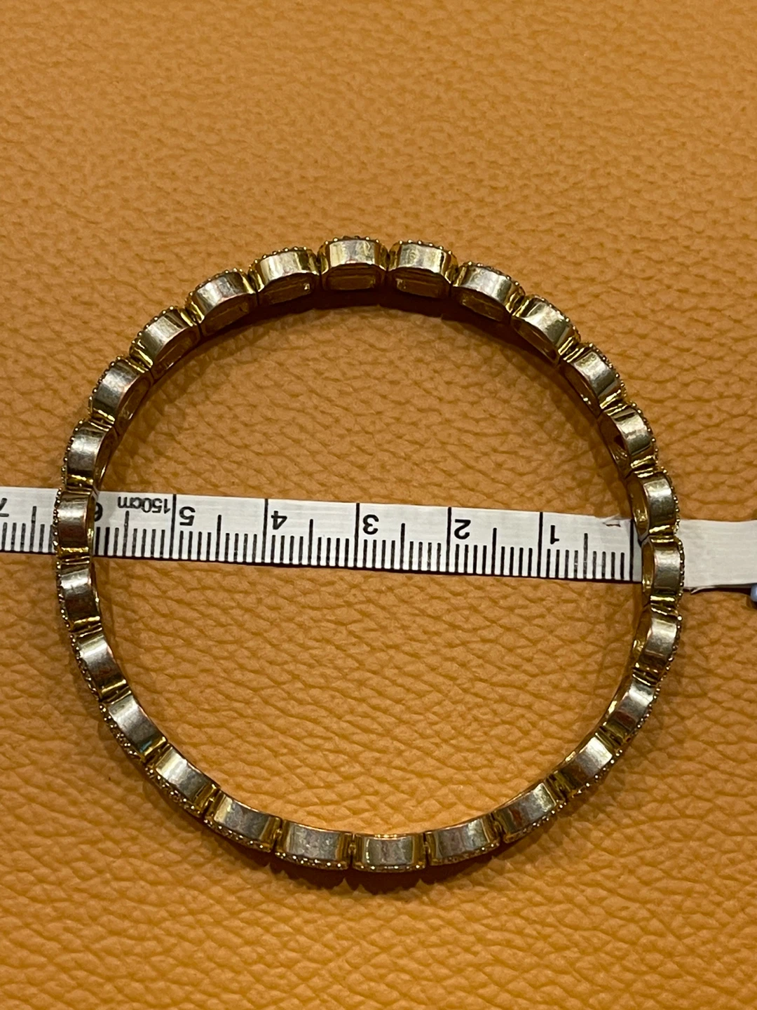 Gold-tone smiley face bracelet - photo 4
