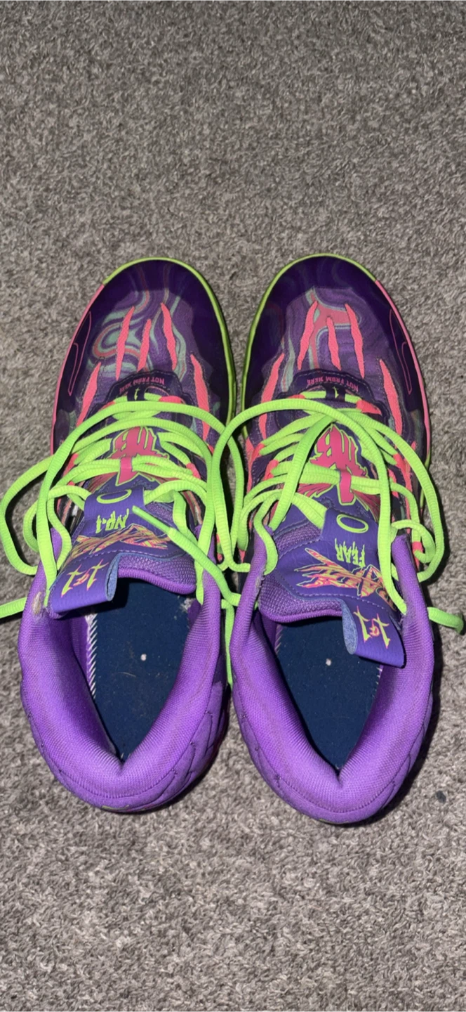 Puma MB.02 Basketball Shoes - Purple/Neon, US 12