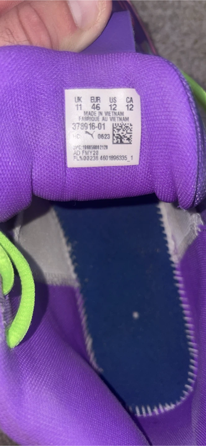 Puma MB.02 Basketball Shoes - Purple/Neon, US 12 - photo 4