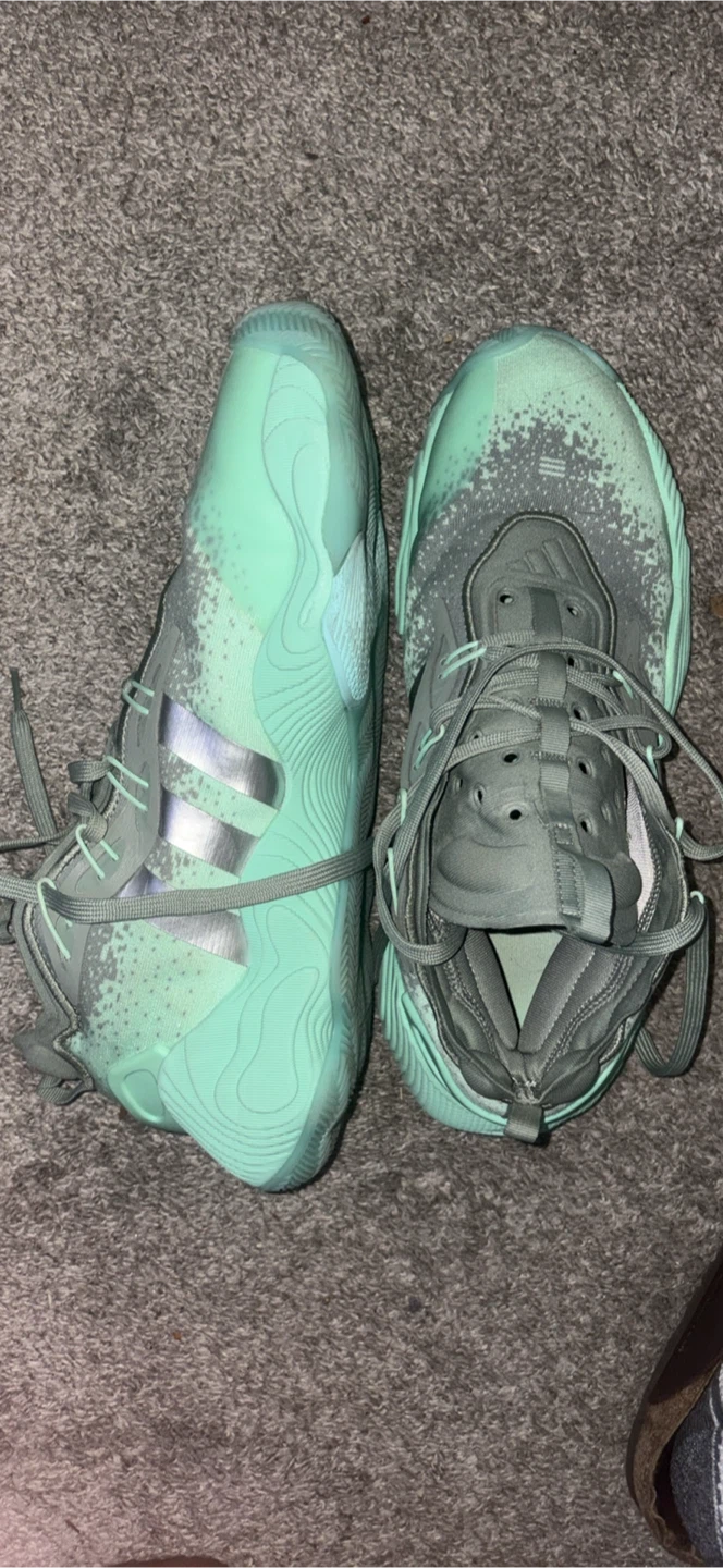 Trae Young 3 Adidas Basketball Shoes Mint Green - photo 2