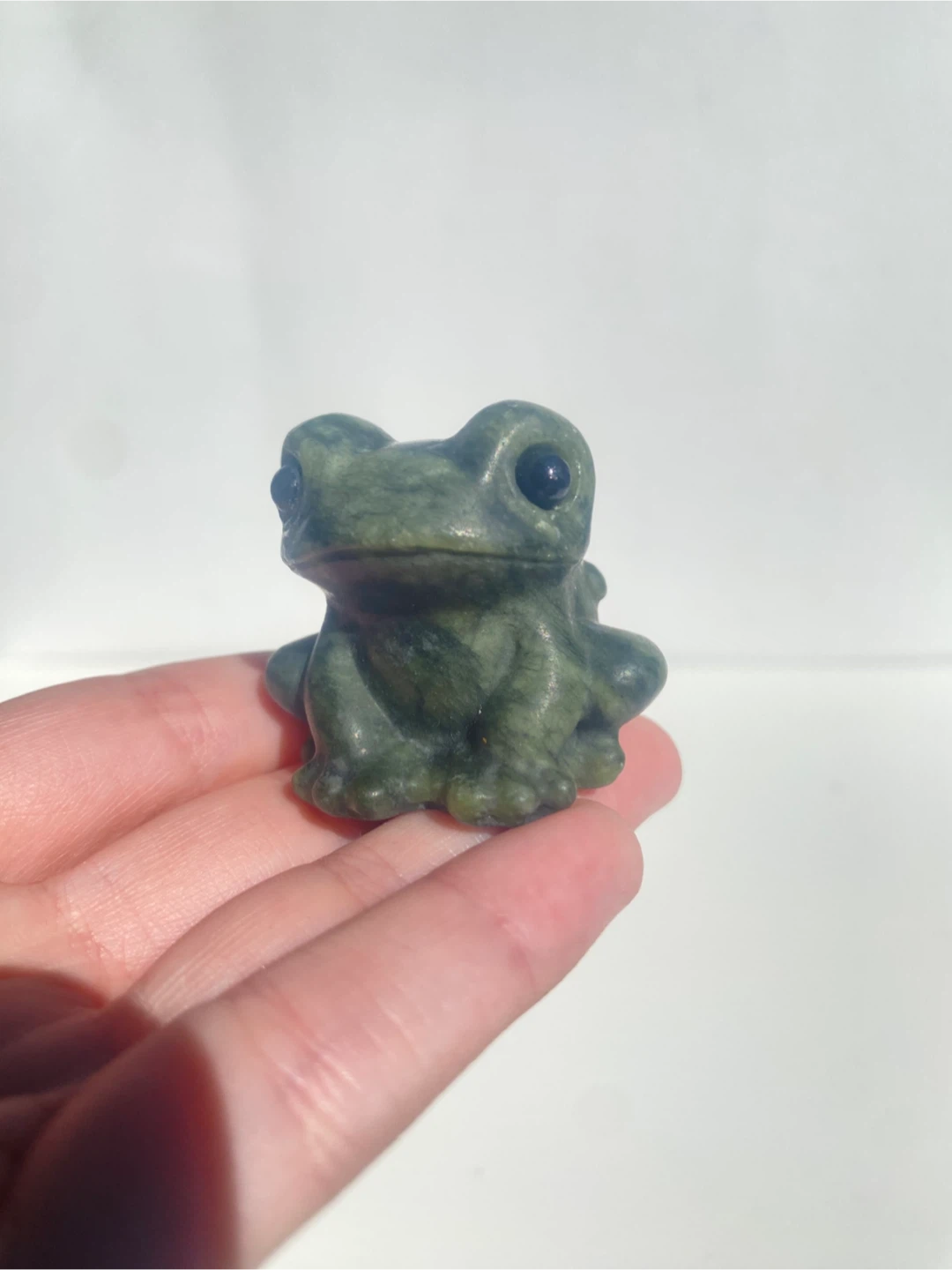 Nephrite Jade Frog - photo 3
