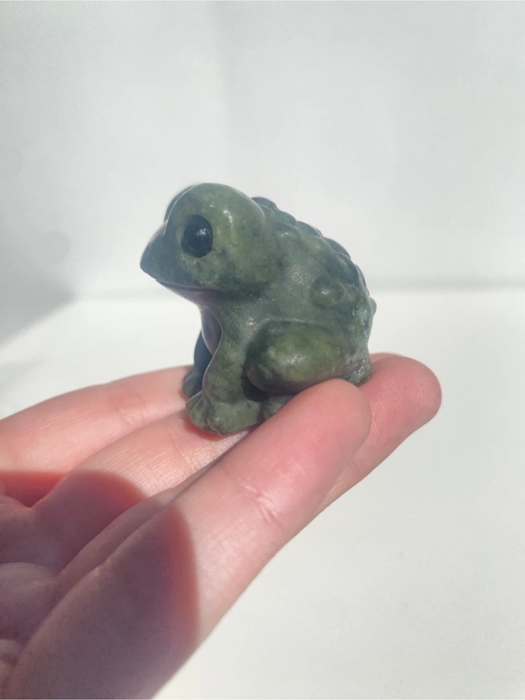 Nephrite Jade Frog - photo 4