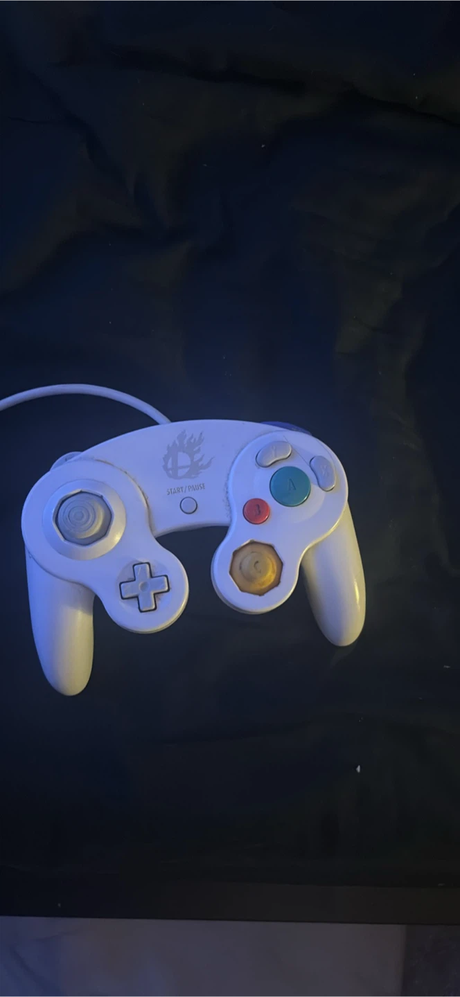 Nintendo GameCube Super Smash Bros Controller White