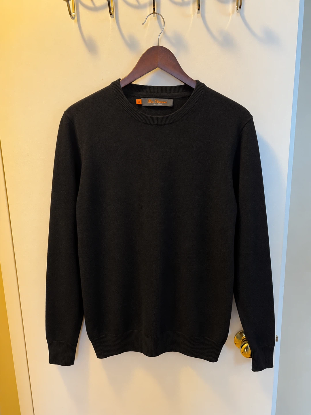 Ben Sherman Black Crewneck Sweater