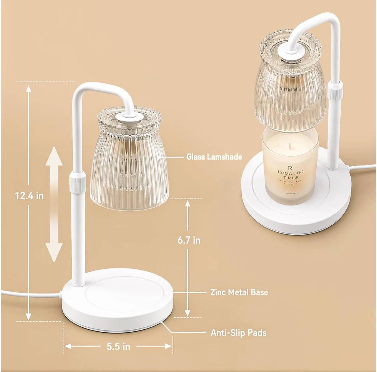 Shering Candle warmer lamp with timer dimmable - photo 2