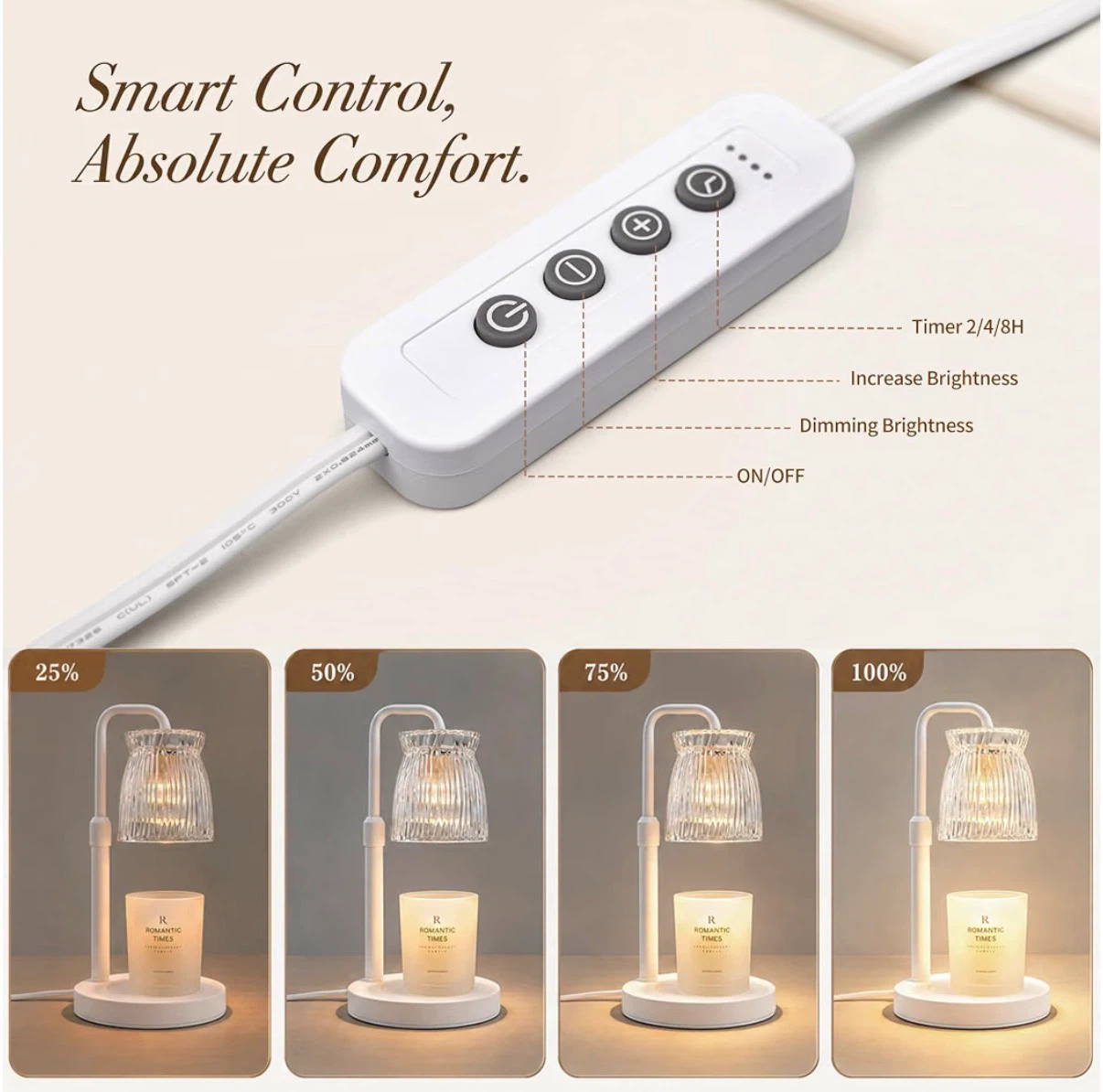 Shering Candle warmer lamp with timer dimmable - photo 3