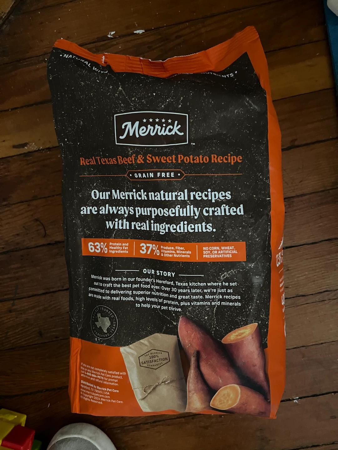 Merrick Grain Free Real Texas Beef & Sweet Potato Dog Food