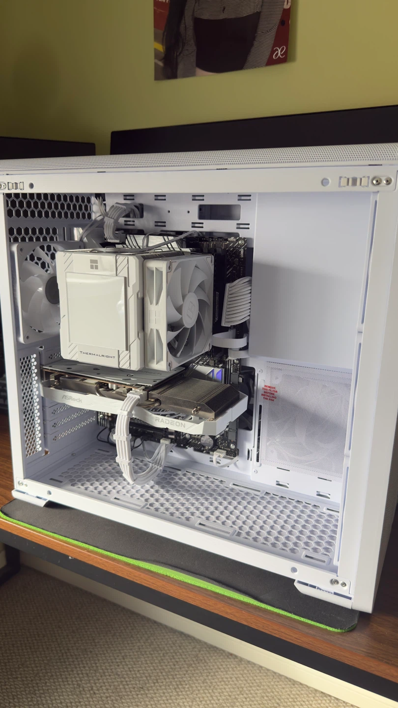 Black and White Gaming PC