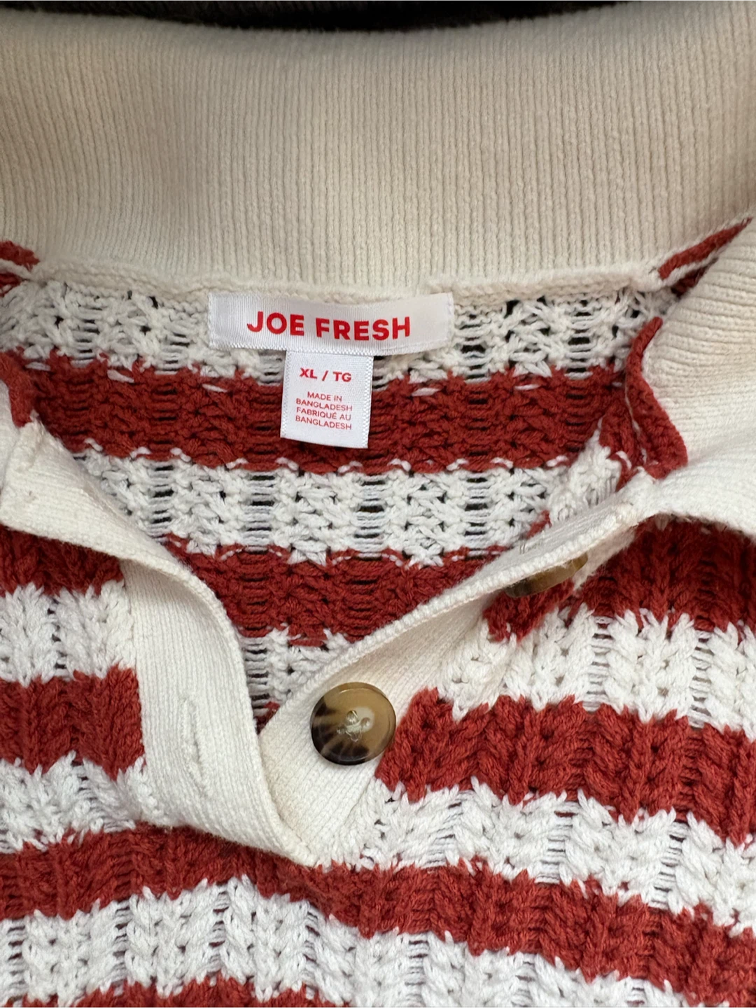 Joe Fresh Striped Collared Sweater - photo 2