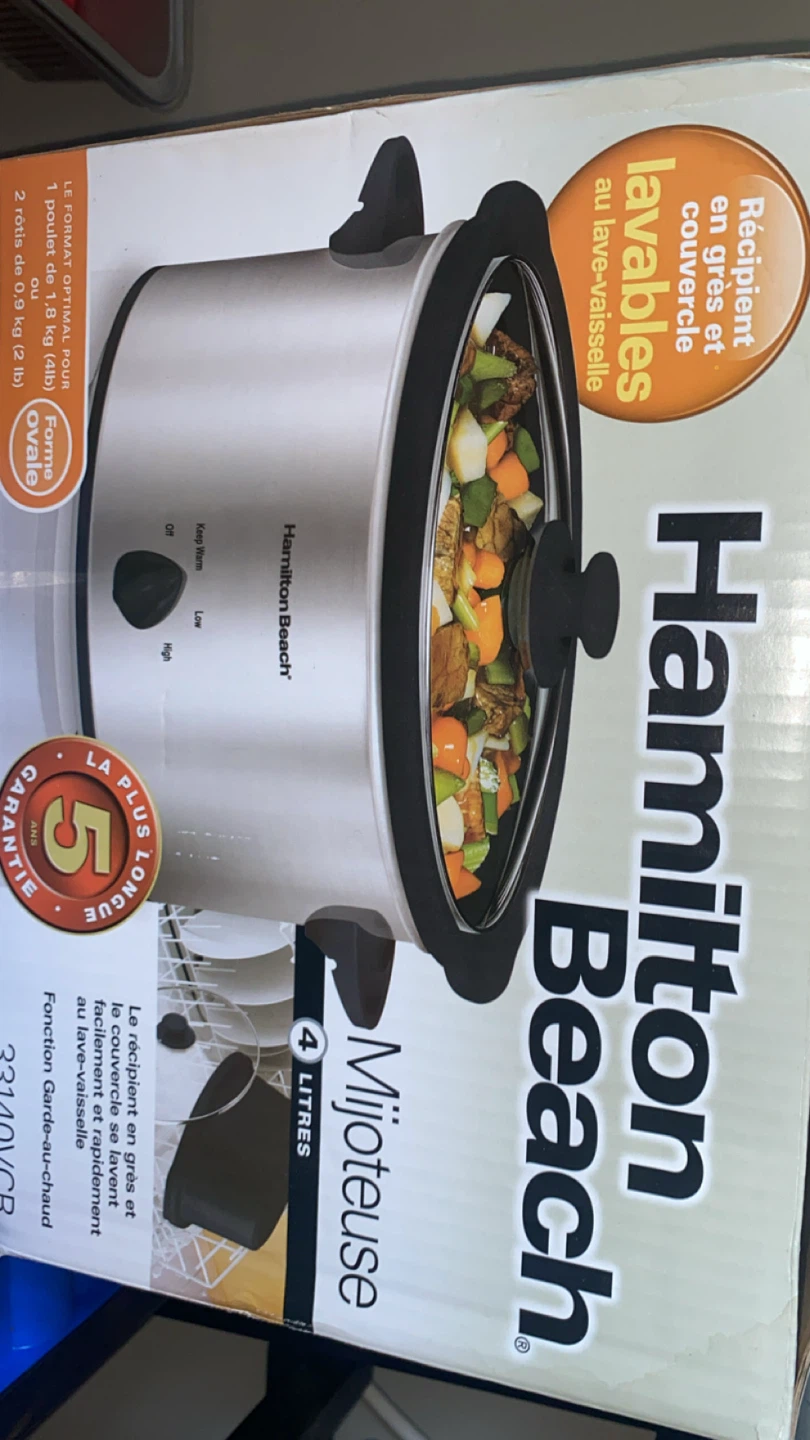 Hamilton Beach 4 Litre Slow Cooker