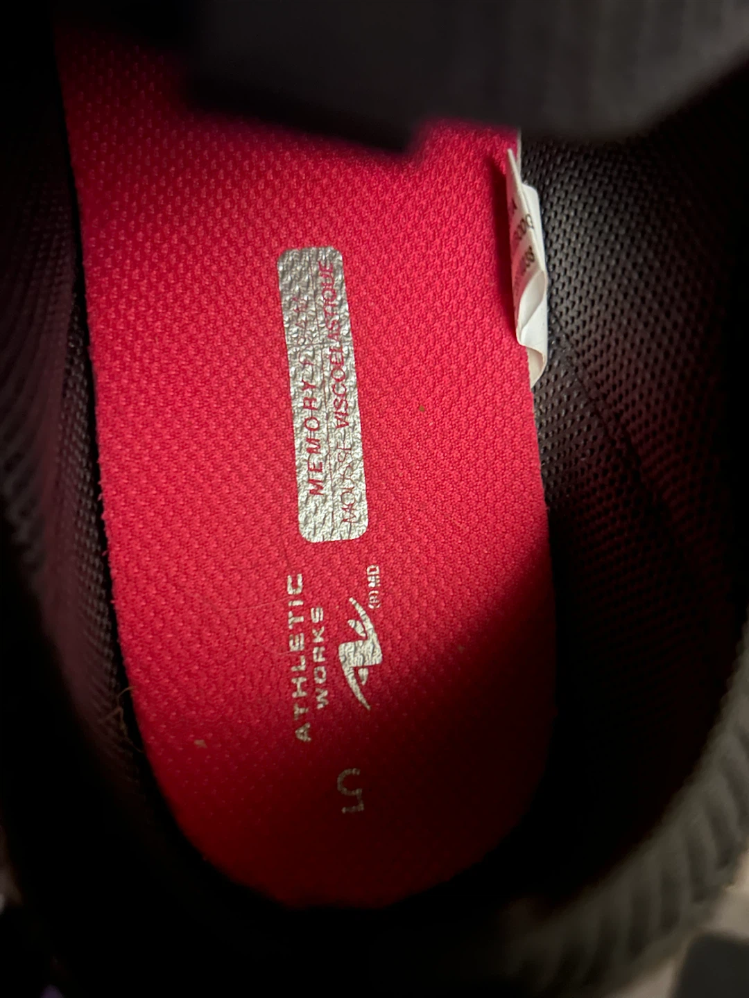 Athletic Works Memory Foam Runners, Size 5 - photo 3