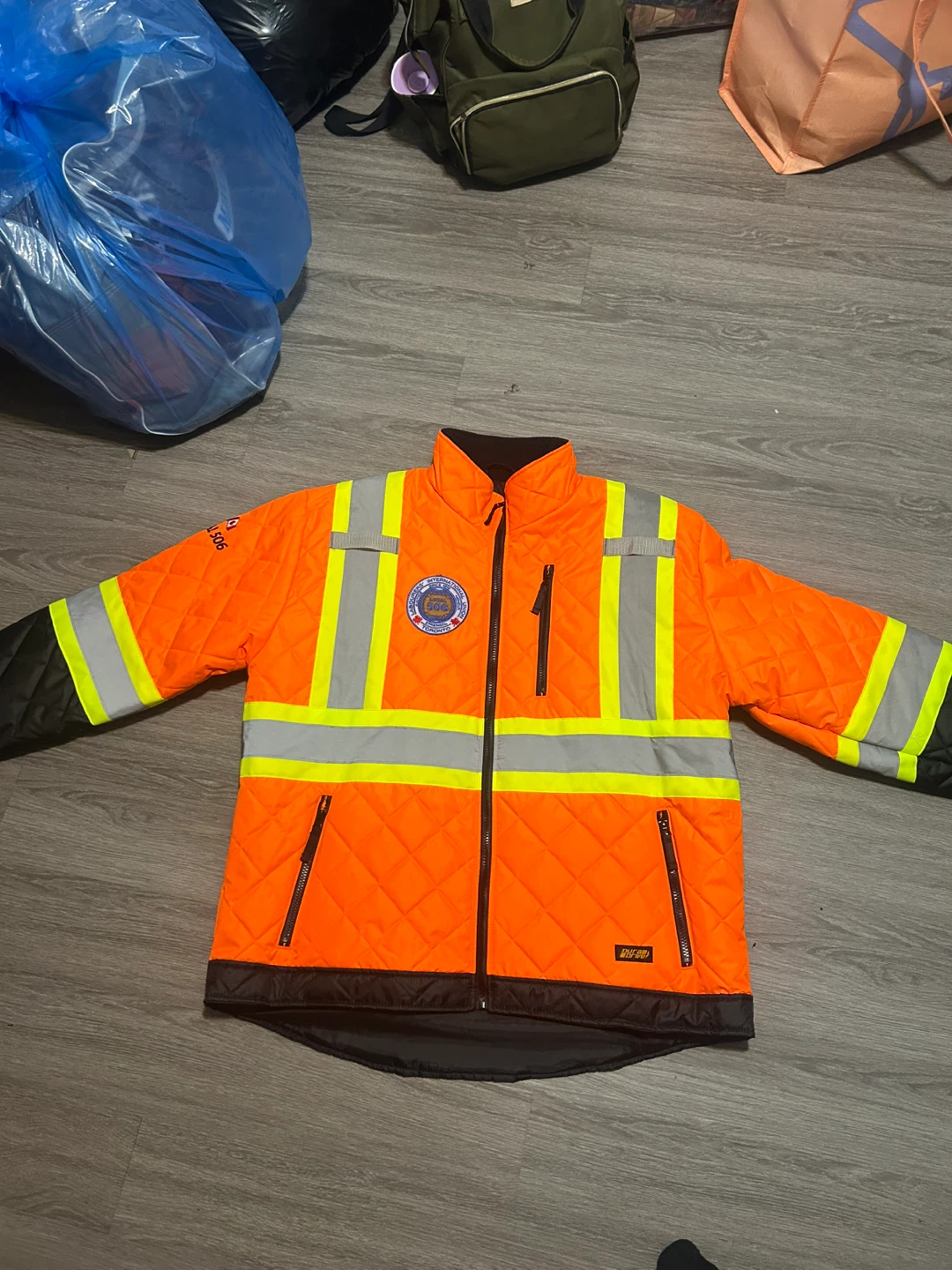 LIUNA construction winter Safety jacket