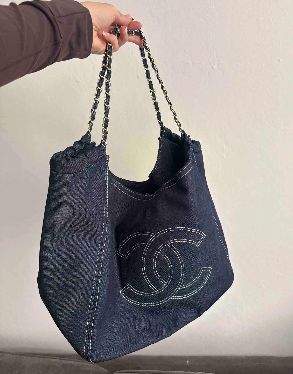New Denim C Chain Shoulder Bag - photo 2