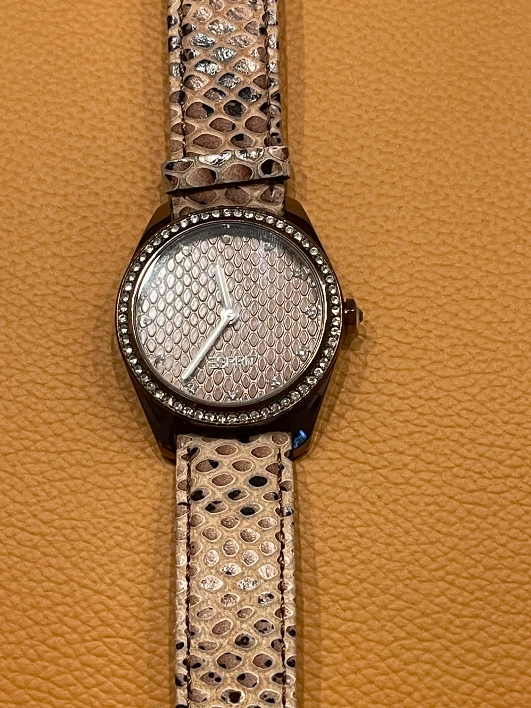 Esprit Women's Snake Print Leather Watch - photo 2