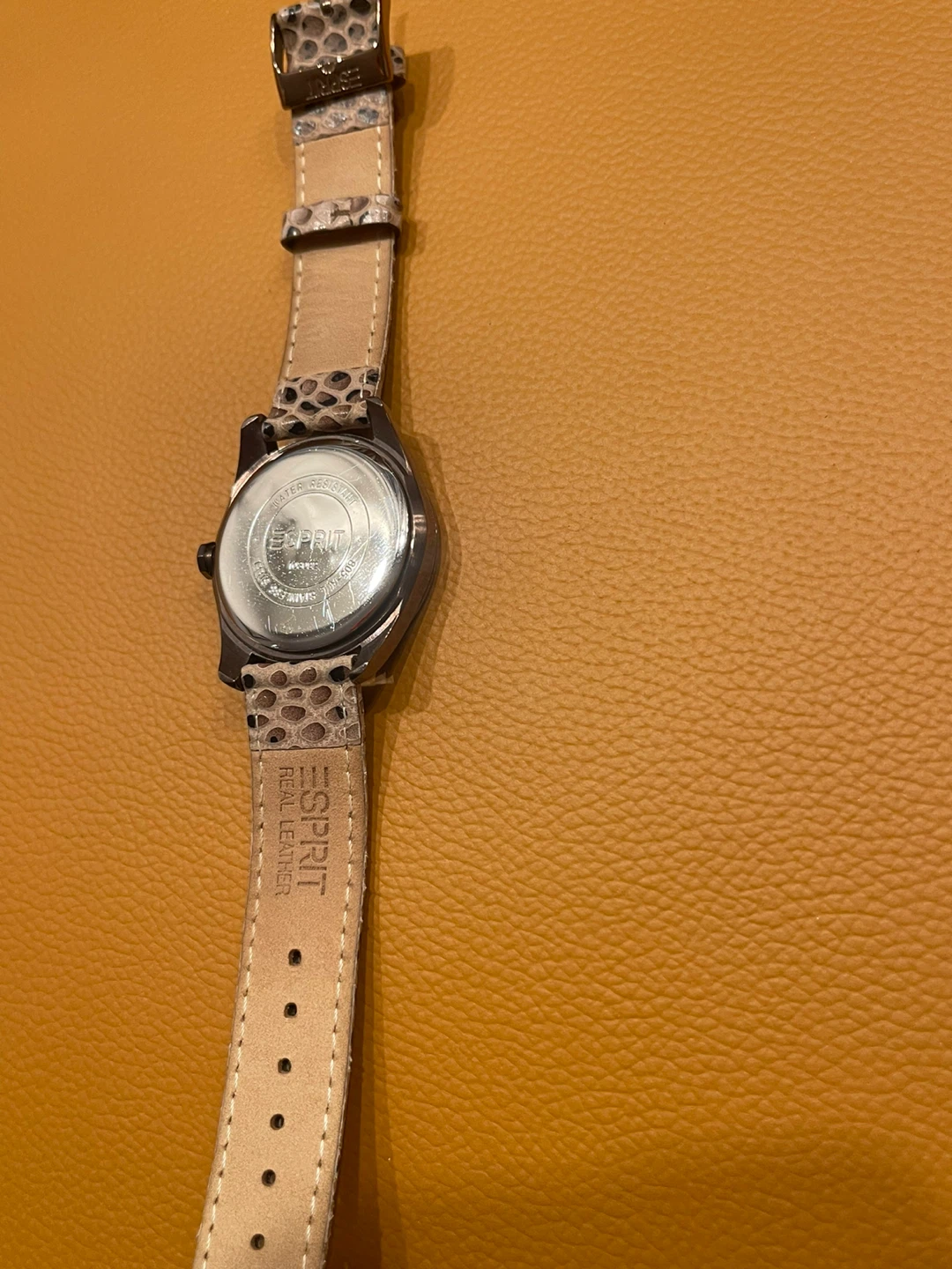 Esprit Women's Snake Print Leather Watch - photo 3