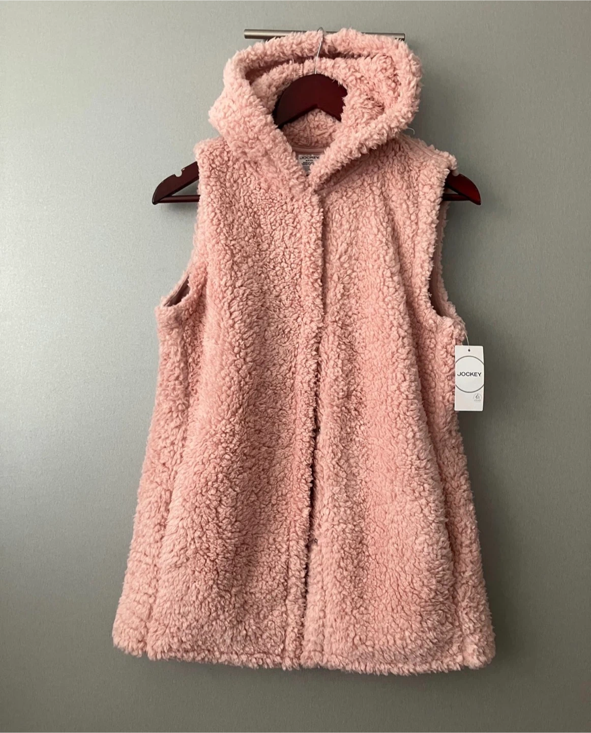 Jockey Sherpa Vest Pink Small