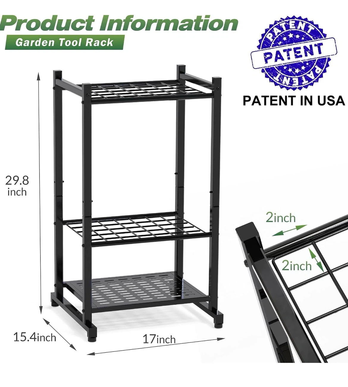 STTORABOKS Garden Tool Rack - photo 2