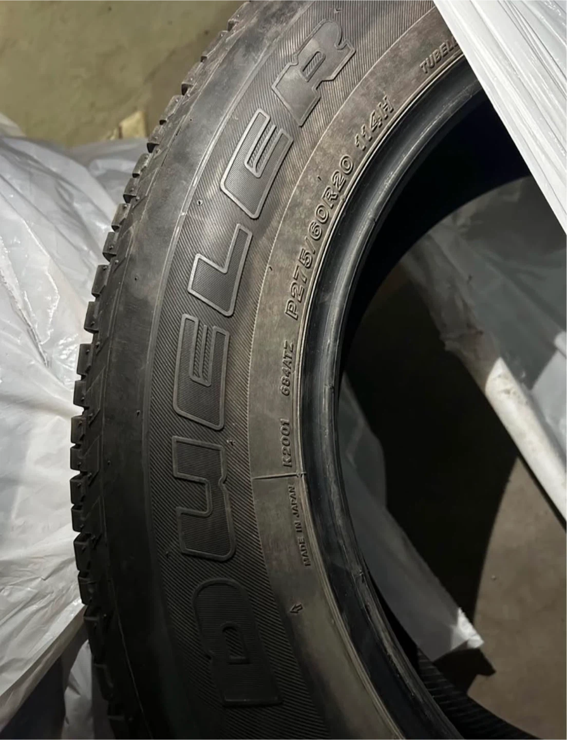 All weather Bridgestone Dueler Tires P275/60R20 - photo 2