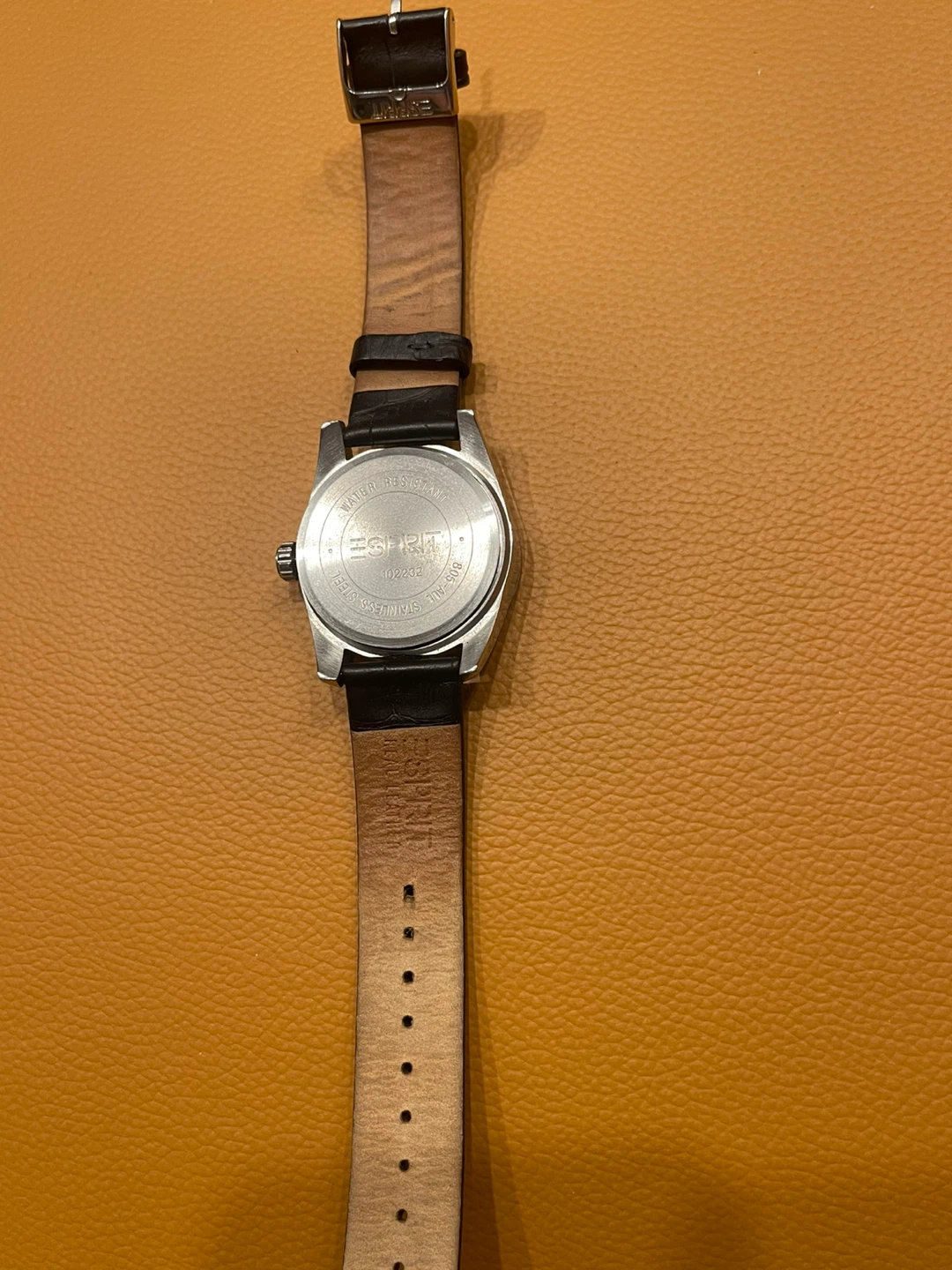 Esprit Watch with Black Leather Strap - photo 3
