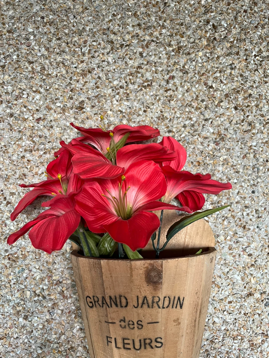 Wooden Wall-Mounted Flower Vase - photo 3