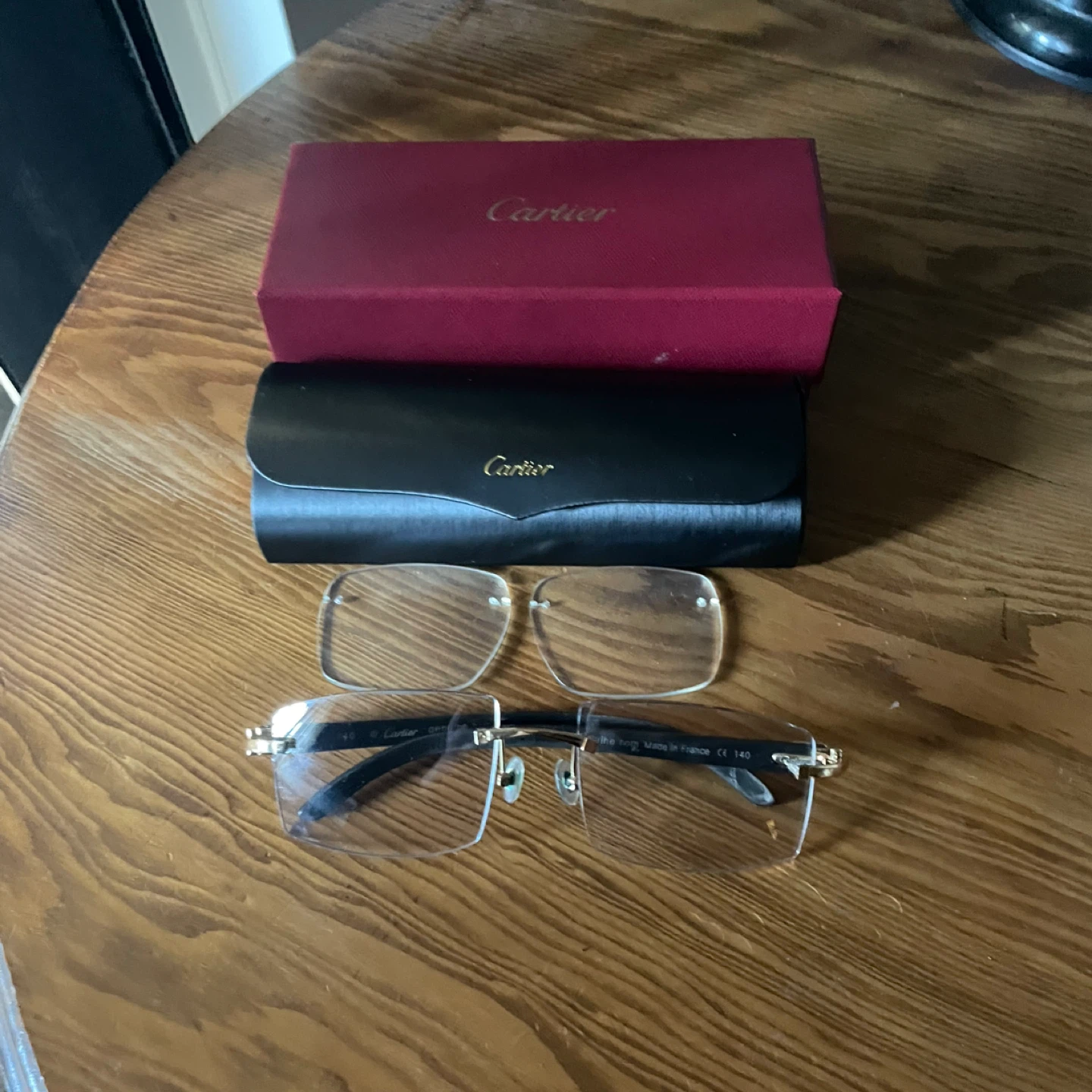 Cartier Genuine Horn Rimless Glasses - photo 2