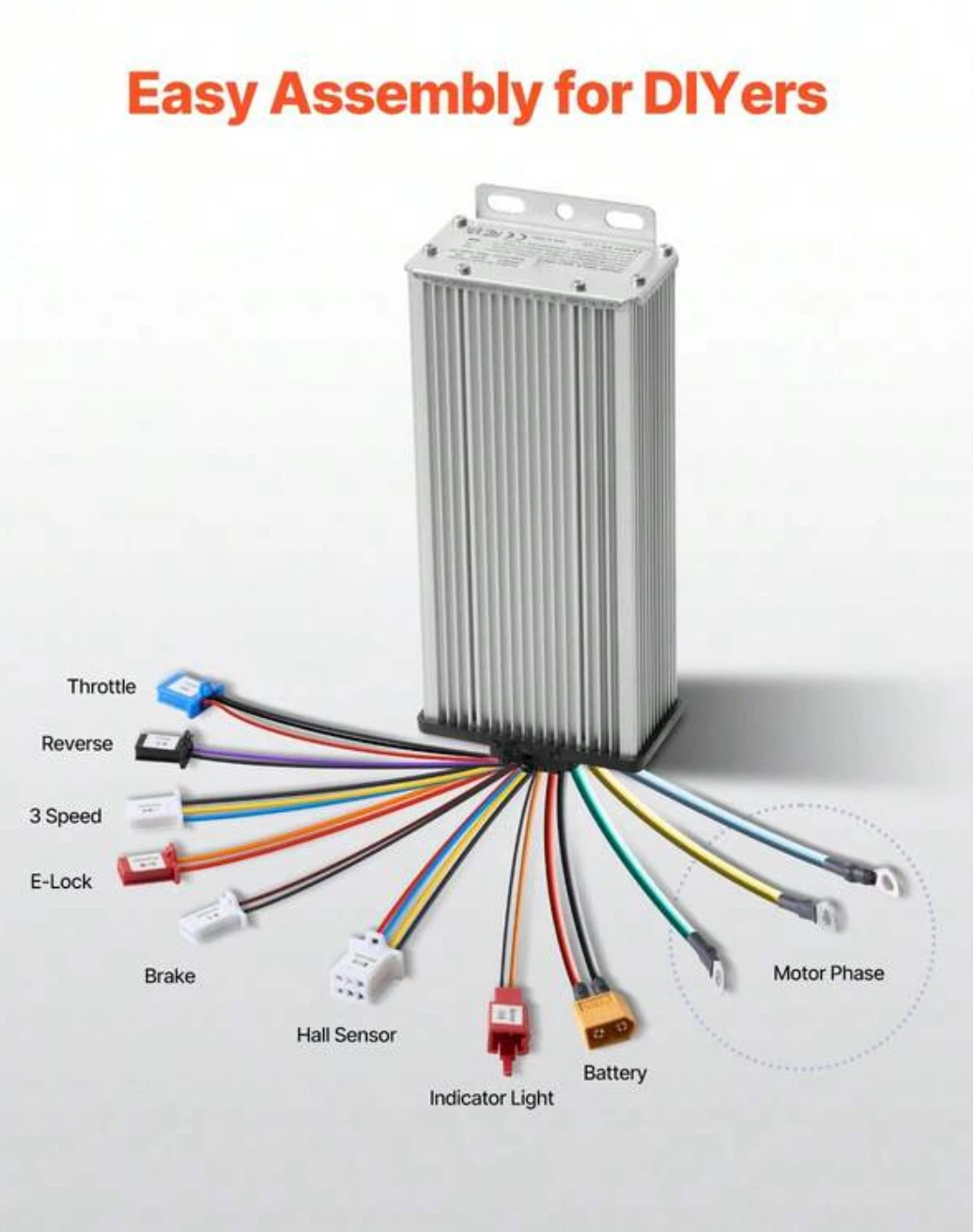 2000W Electric Brushless DC Motor Kit - photo 4