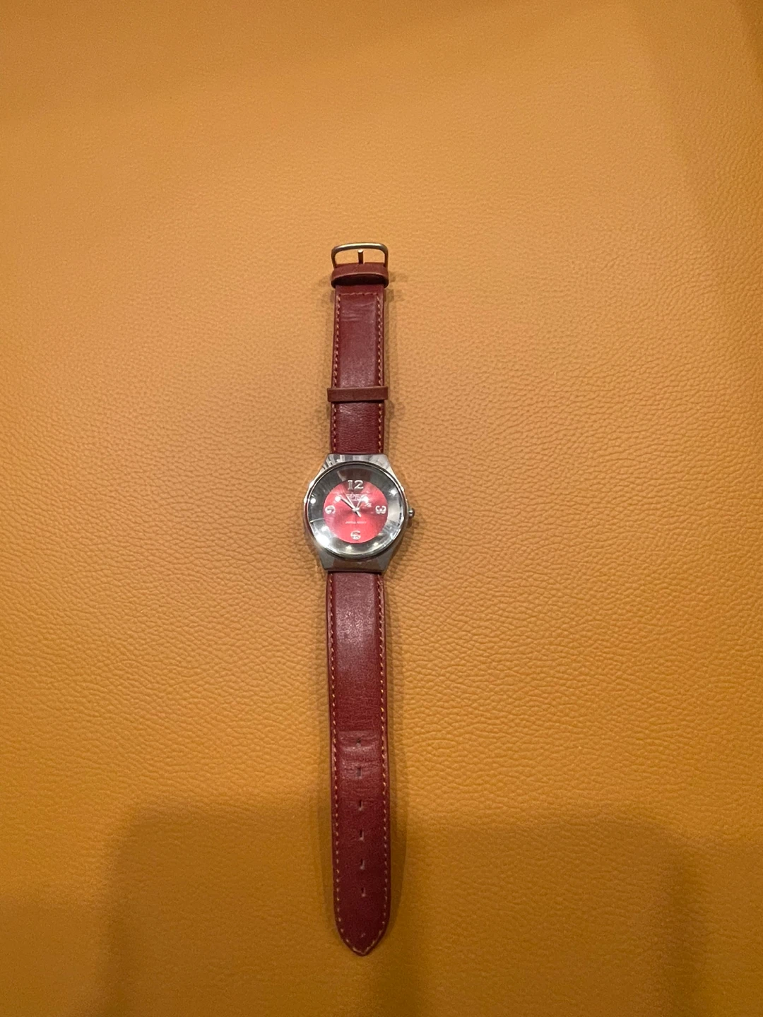 Geneva Quartz Watch Red Dial - photo 2