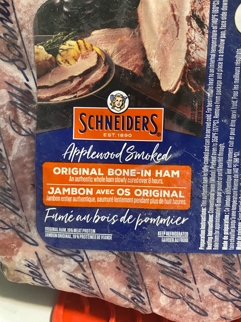 Delicious Schneider  Applewood Smoked Ham