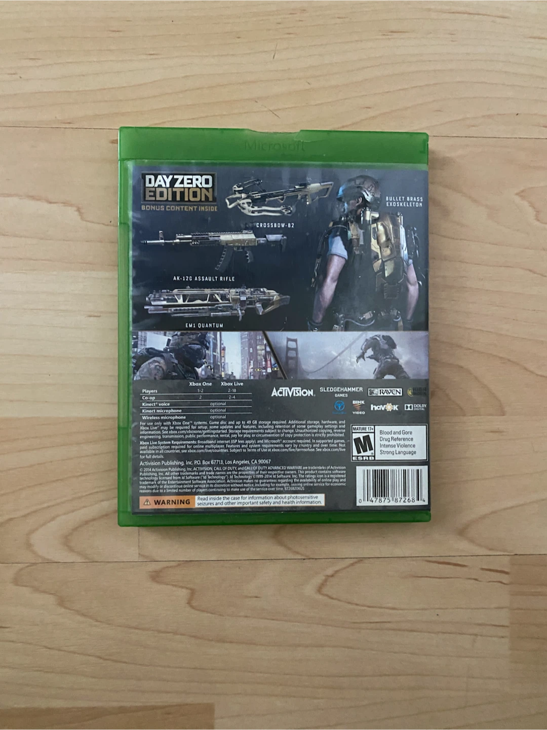 Call of Duty: Advanced Warfare Day Zero Edition Xbox One - photo 2