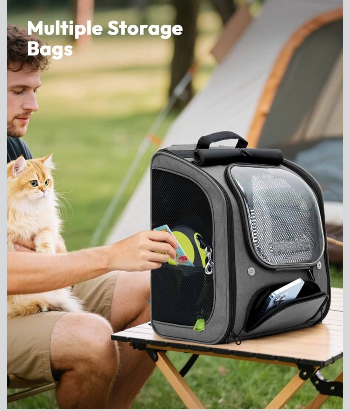 Pecute Pet Travel Backpack - photo 5