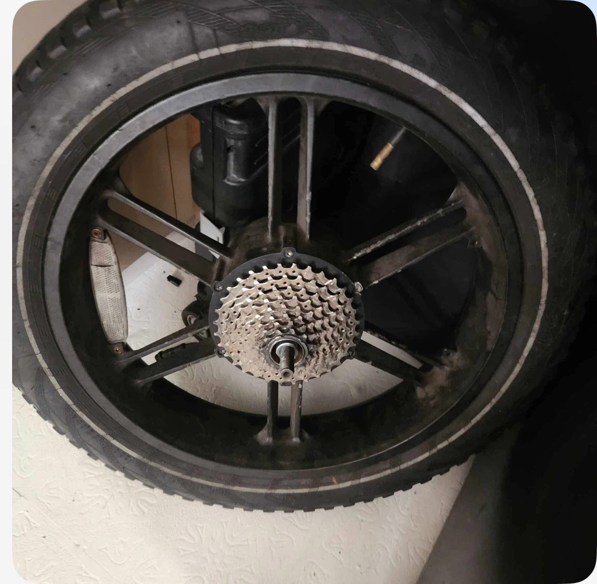 ET cycle f1000 rear wheel with motor