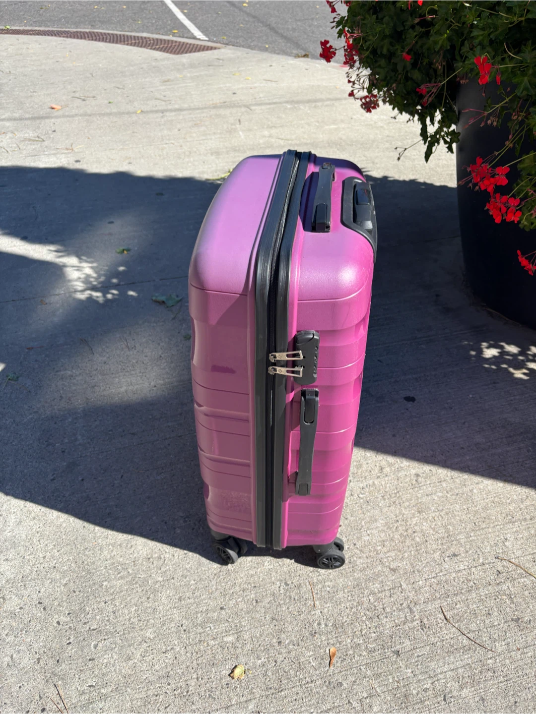 Medium Check in Pink Hard Shell Spinner Luggage - photo 3