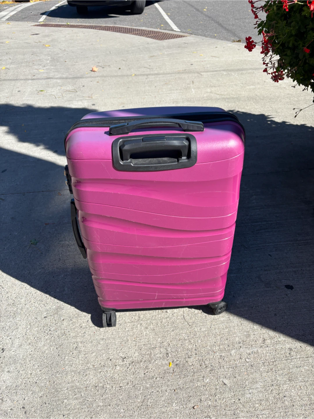 Medium Check in Pink Hard Shell Spinner Luggage - photo 4