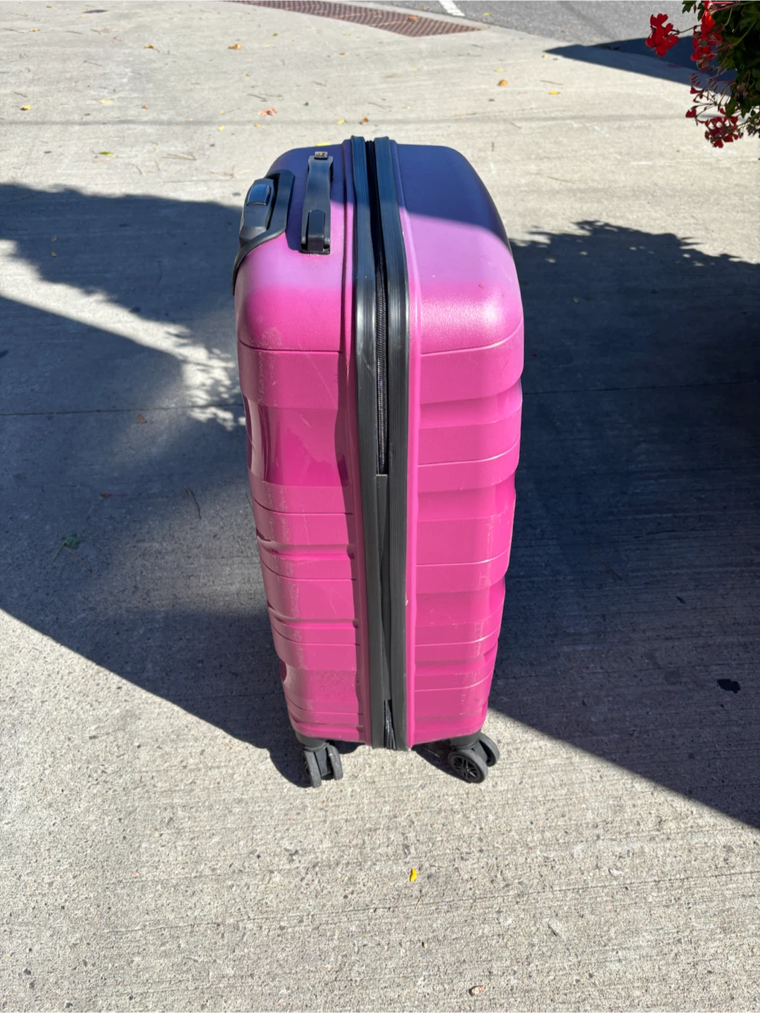 Medium Check in Pink Hard Shell Spinner Luggage - photo 5