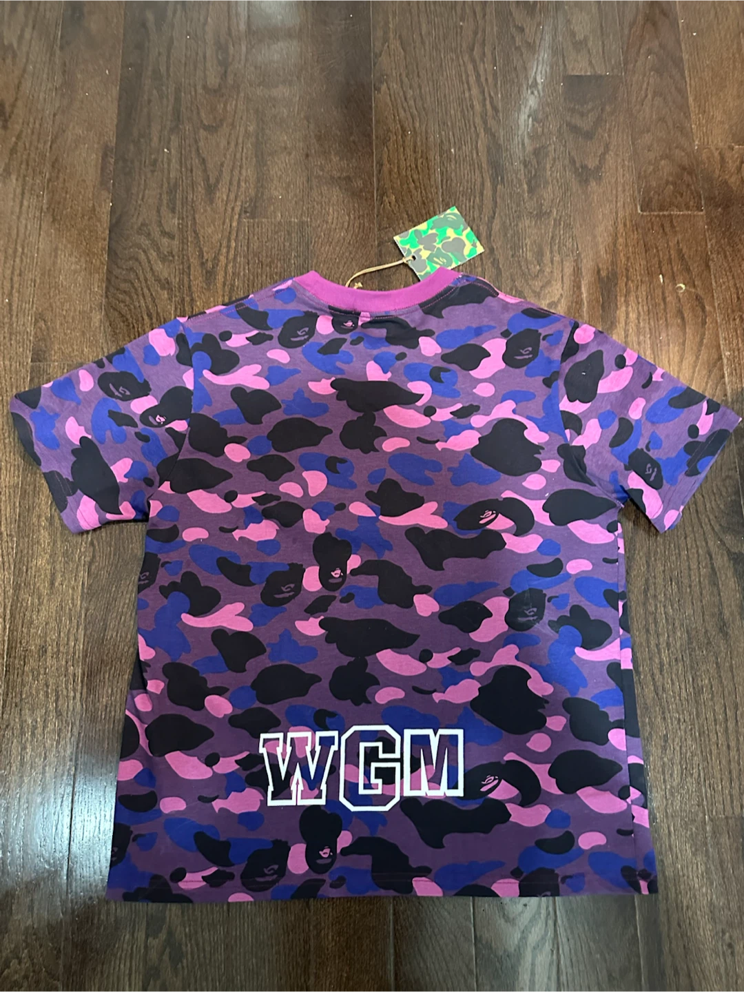 A Bathing Ape (BAPE) Purple Shark Camo Tee - photo 2