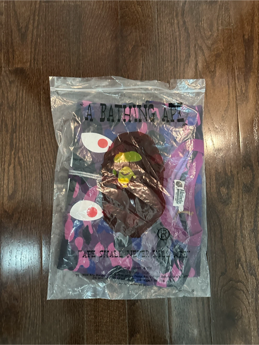 A Bathing Ape (BAPE) Purple Shark Camo Tee - photo 3