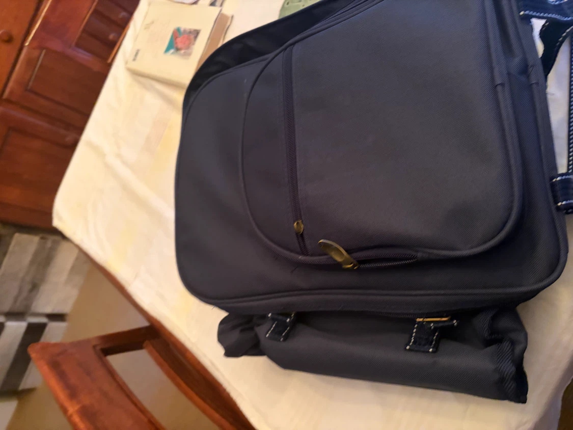 Blue Gingham Picnic Backpack Set - photo 3