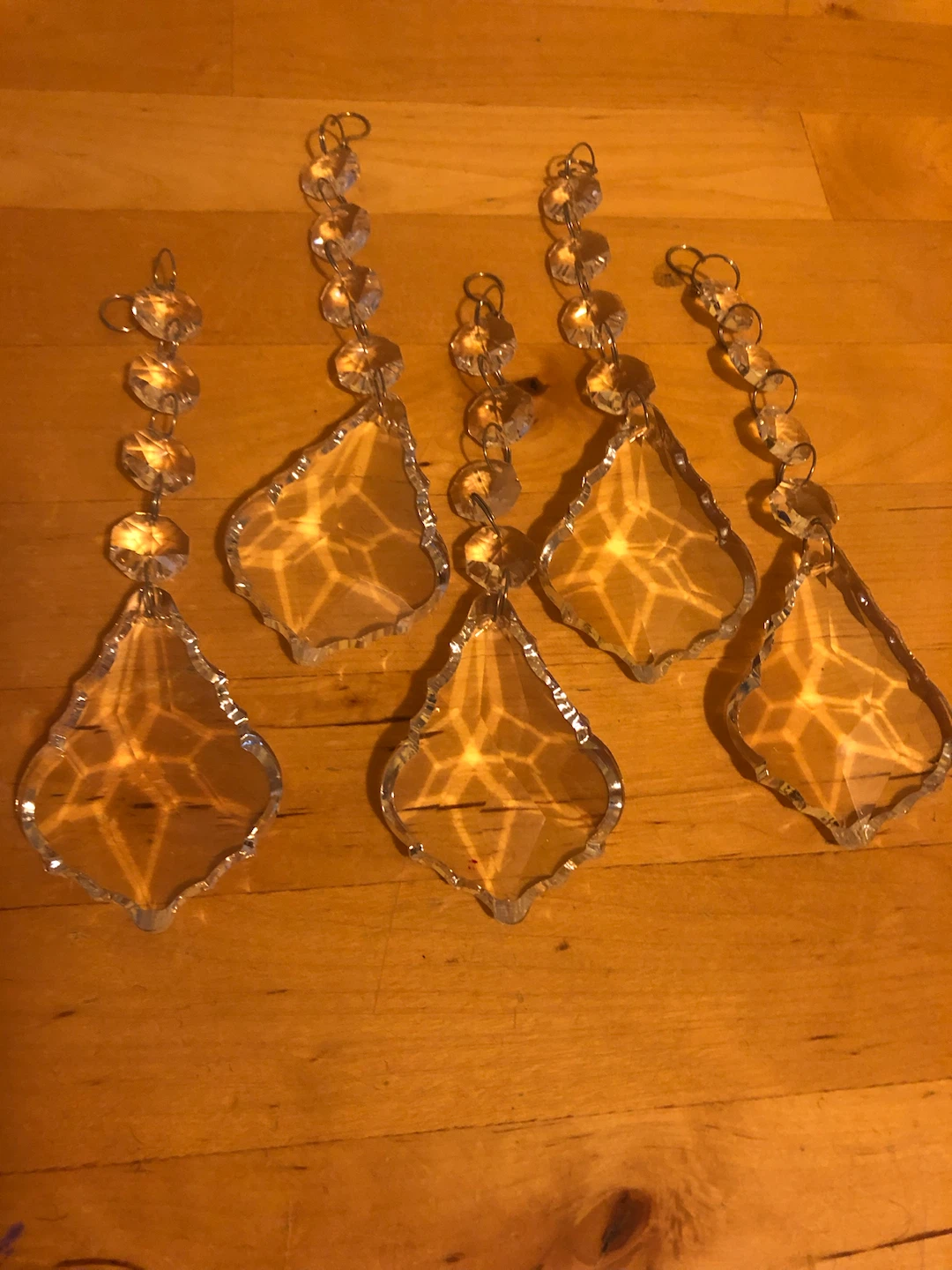 Set of 20 Crystal Chandelier Prisms - photo 3