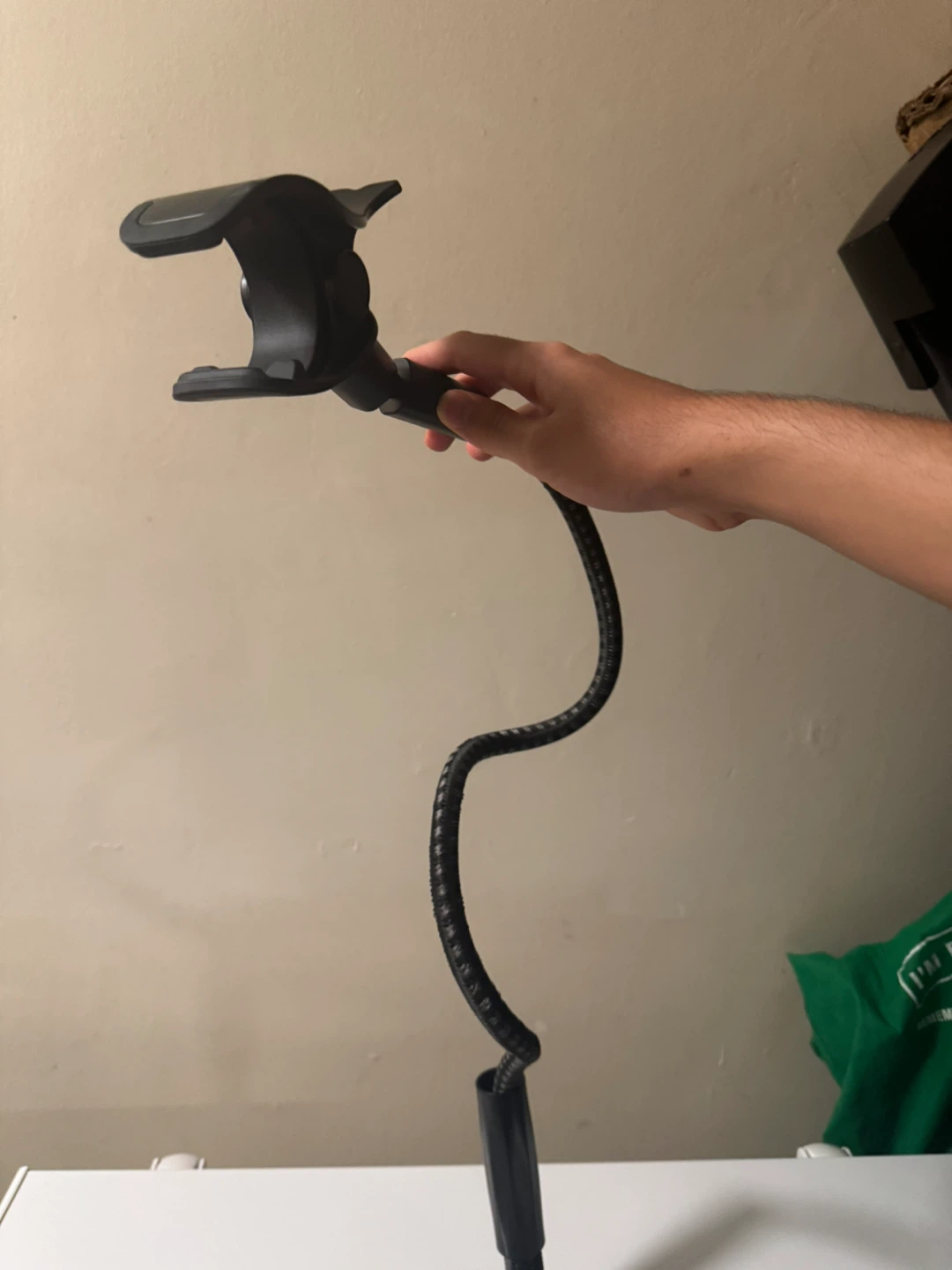 Black Flexible Gooseneck Phone Stand