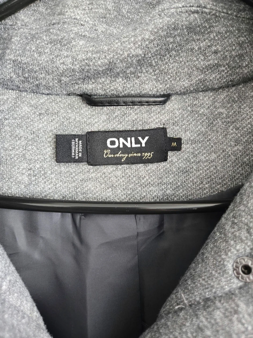 ONLY Grey Hooded Coat - photo 3